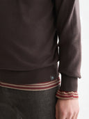 SCOTCH & SODA - Essentials Mock Neck Pullover Raisin