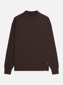 SCOTCH & SODA - Essentials Mock Neck Pullover Raisin