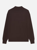 SCOTCH & SODA - Essentials Mock Neck Pullover Raisin