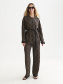 SCOTCH & SODA - Jacquard Knitted Belted Jacket