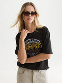 SCOTCH & SODA - Loose Embroidered T-Shirt
