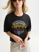 SCOTCH & SODA - Loose Embroidered T-Shirt