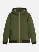 SCOTCH & SODA - Hooded Softshell Padded Jacket Olive Night