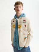 SCOTCH & SODA - Printed Cotton Twill Overshirt
