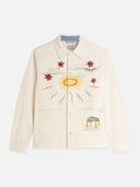 SCOTCH & SODA - Printed Cotton Twill Overshirt
