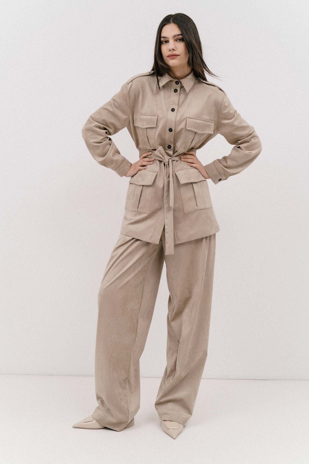 4TAILORS - The Chili Shirt Beige
