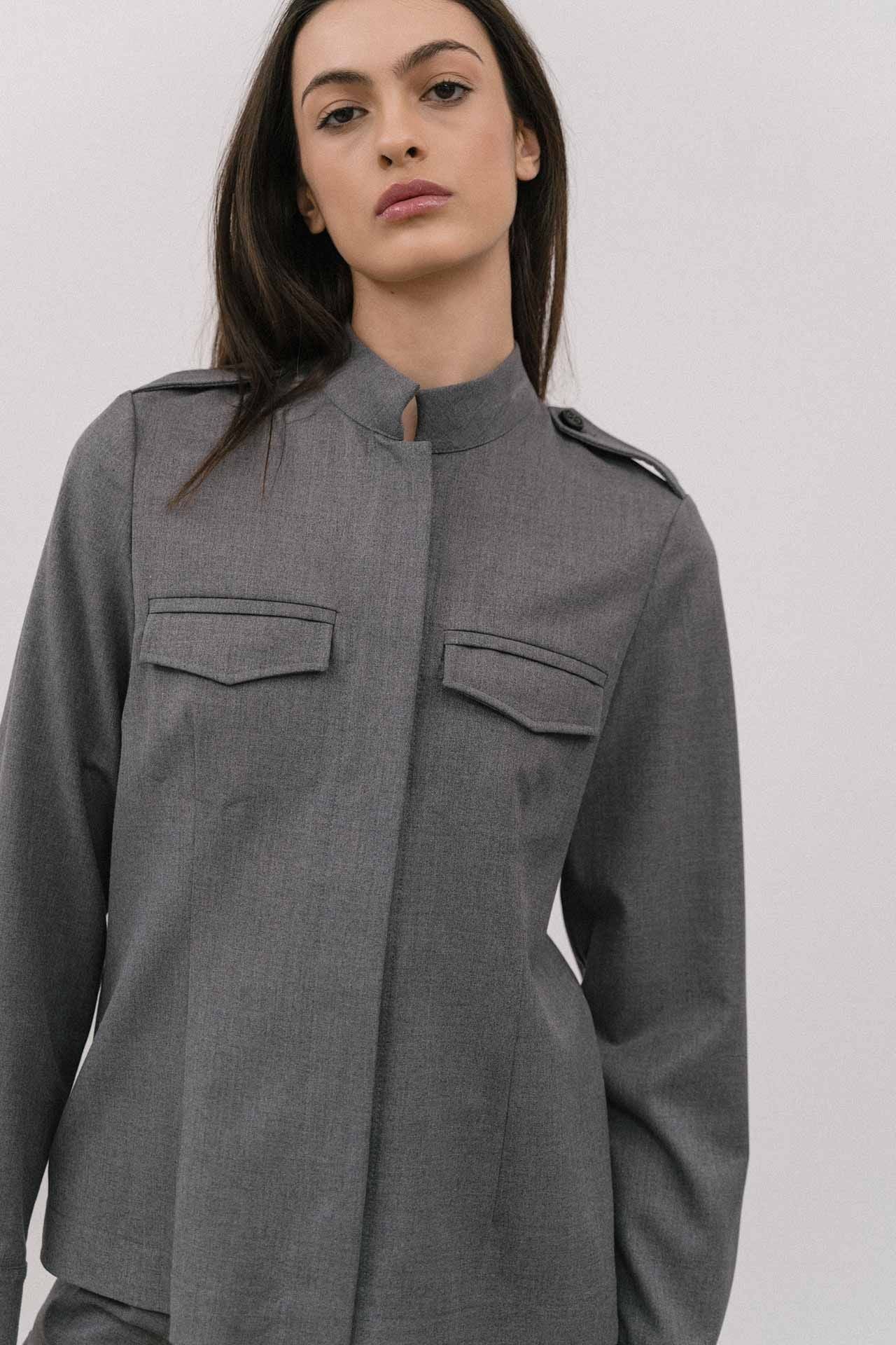 4TAILORS - The Hot Sauce Shirt Grey