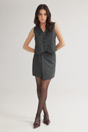 4TAILORS - In Motion Skirt Grey