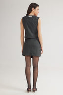 4TAILORS - In Motion Skirt Grey