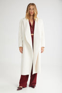 4TAILORS - Snowflake Overcoat White