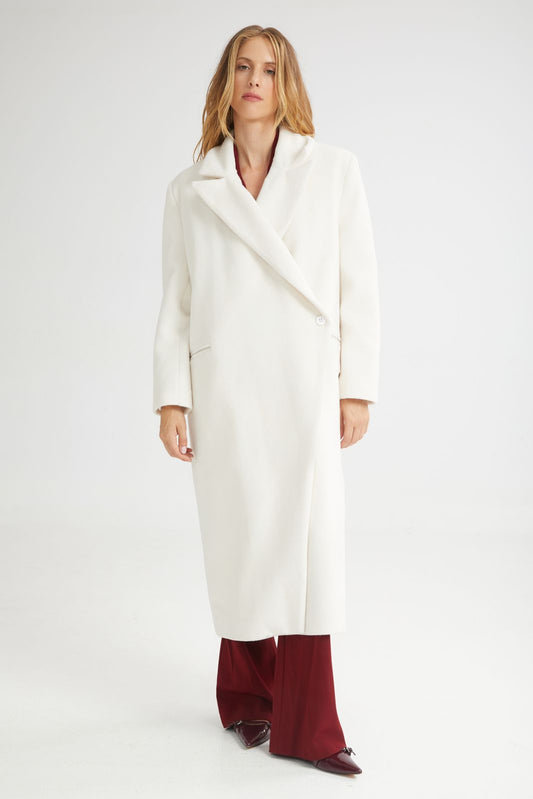 Snowflake Overcoat White