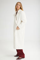 4TAILORS - Snowflake Overcoat White
