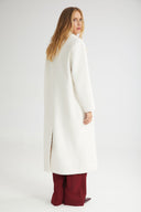 4TAILORS - Snowflake Overcoat White