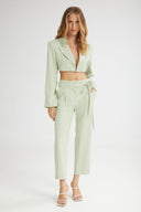 4TAILORS - The Melted IceCream Cropped Blazer Mint