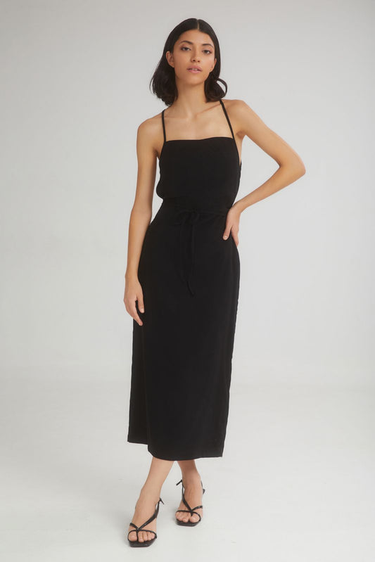 4TAILORS - The Melted IceCream Dress Black