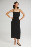 4TAILORS - The Melted IceCream Dress Black