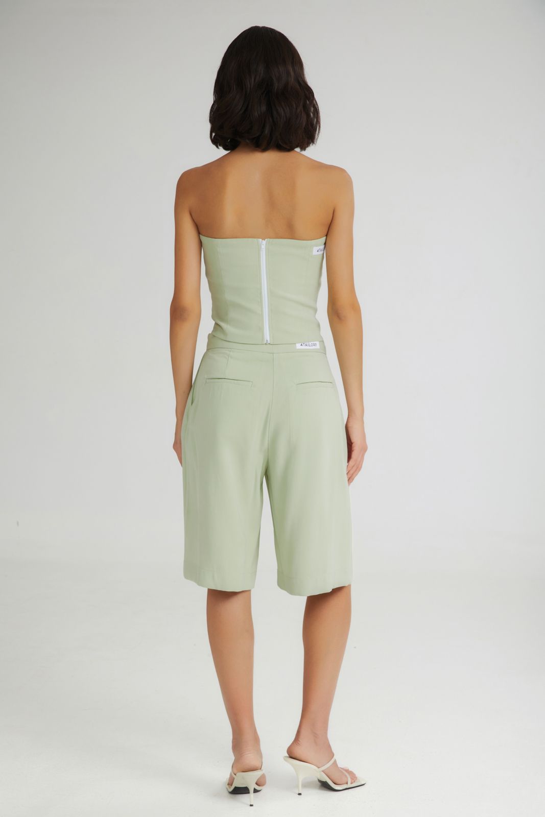 4TAILORS - The Melted IceCream Strapless Top Mint