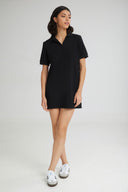 4TAILORS - The Popsicle Polo Dress Black