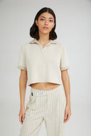 4TAILORS - The Popsicle Polo Top Vanilla