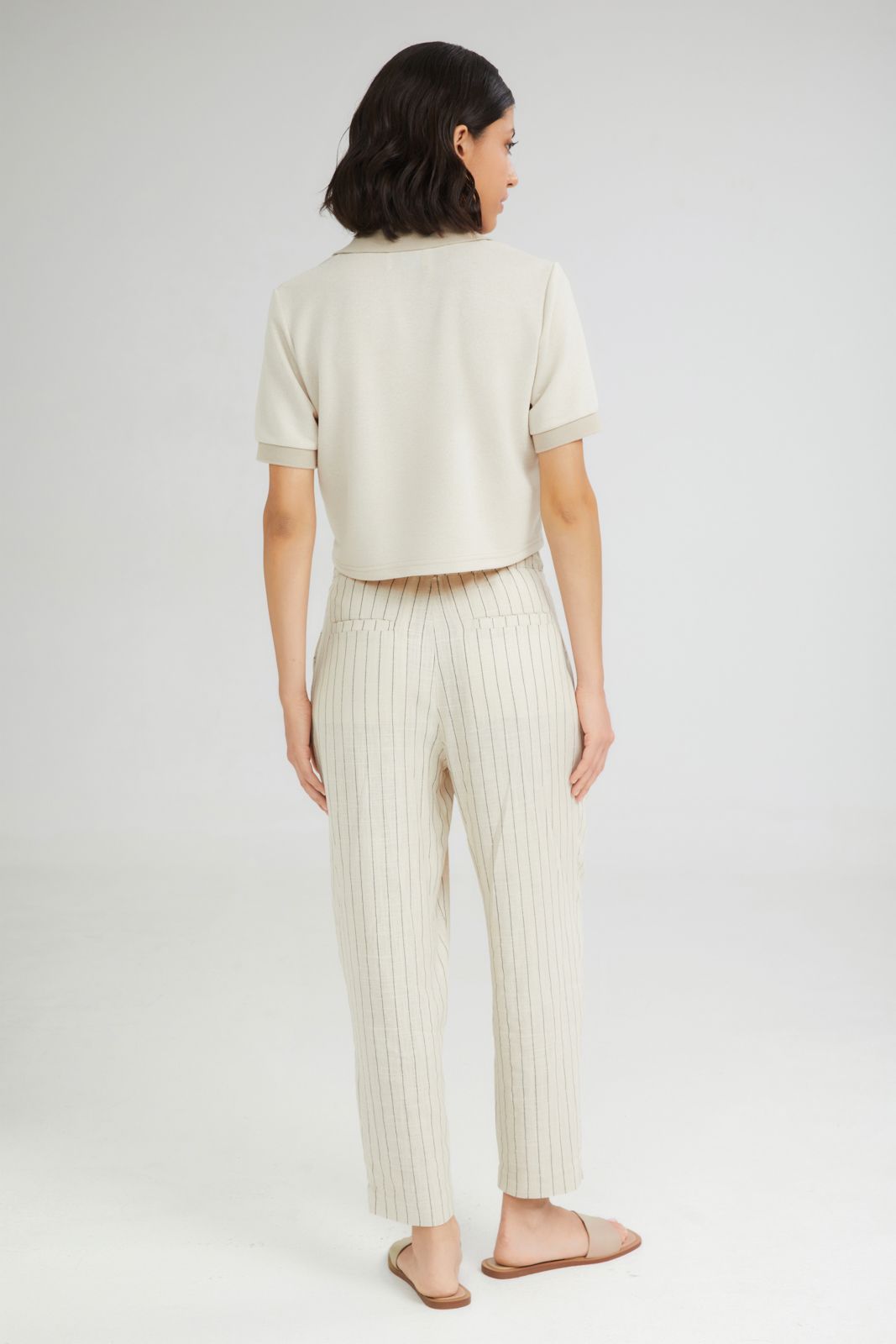 4TAILORS - The Popsicle Polo Top Vanilla
