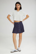 4TAILORS - The Popsicle Polo Top White