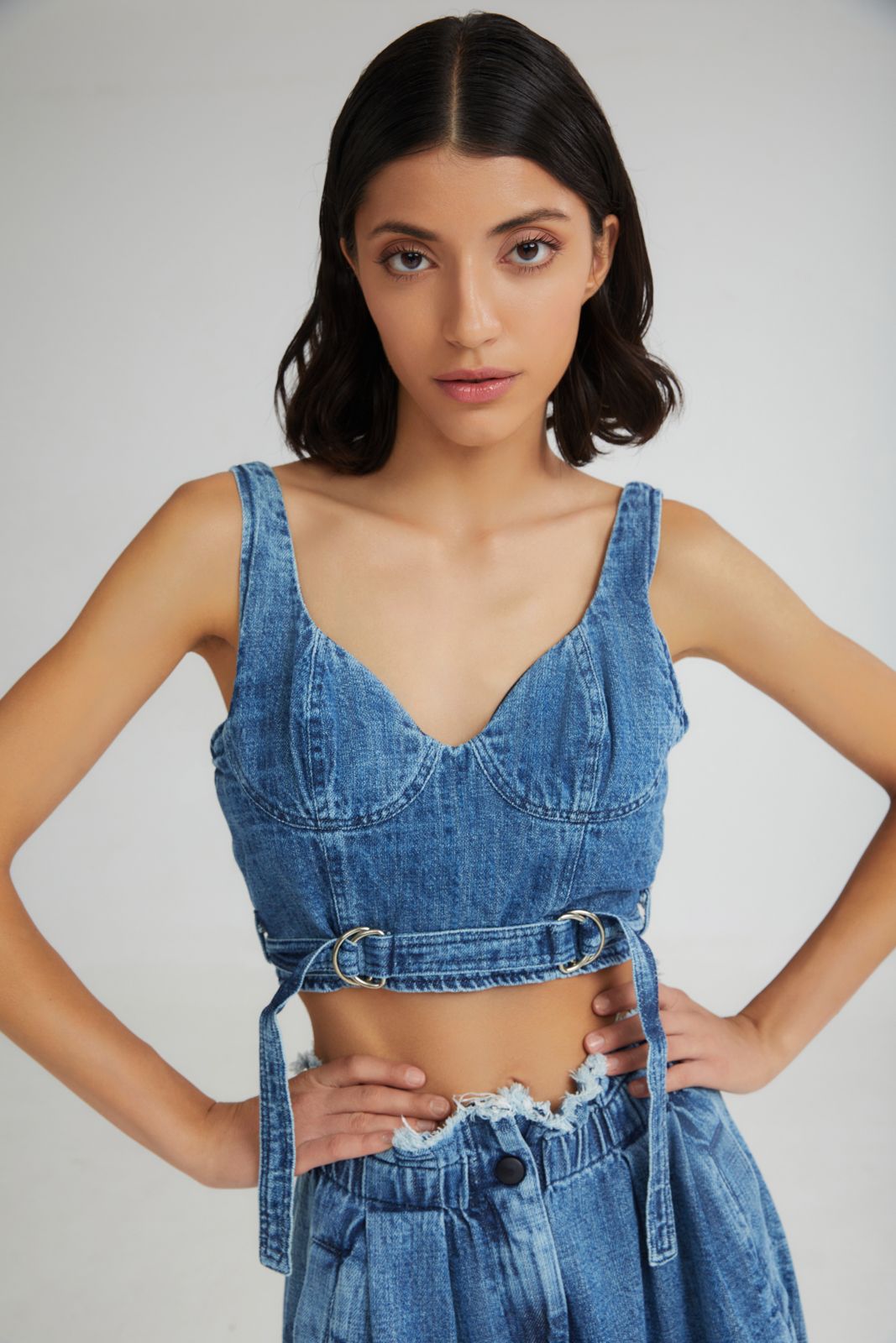 4TAILORS - The Soft Serve Bustier Denim