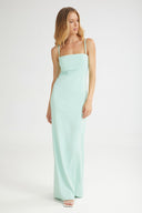 4TAILORS -The Sprinkles Maxi Dress Aqua