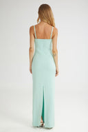4TAILORS -The Sprinkles Maxi Dress Aqua