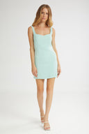 4TAILORS - The Sprinkles Mini Dress Aqua