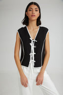 4TAILORS - The Sundae Top Black