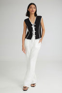 4TAILORS - The Sundae Top Black