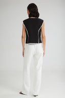4TAILORS - The Sundae Top Black