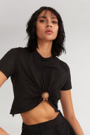 4TAILORS - The Sweetener Top Black