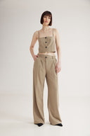 4TAILORS - Ember Top Beige