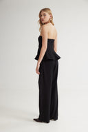 4TAILORS - Petal Top Black