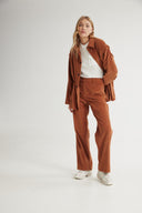 4TAILORS - Rural Corduroy Pants Brown