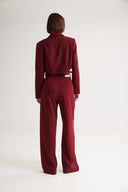 4TAILORS - Blake Flare Pants Bordeaux
