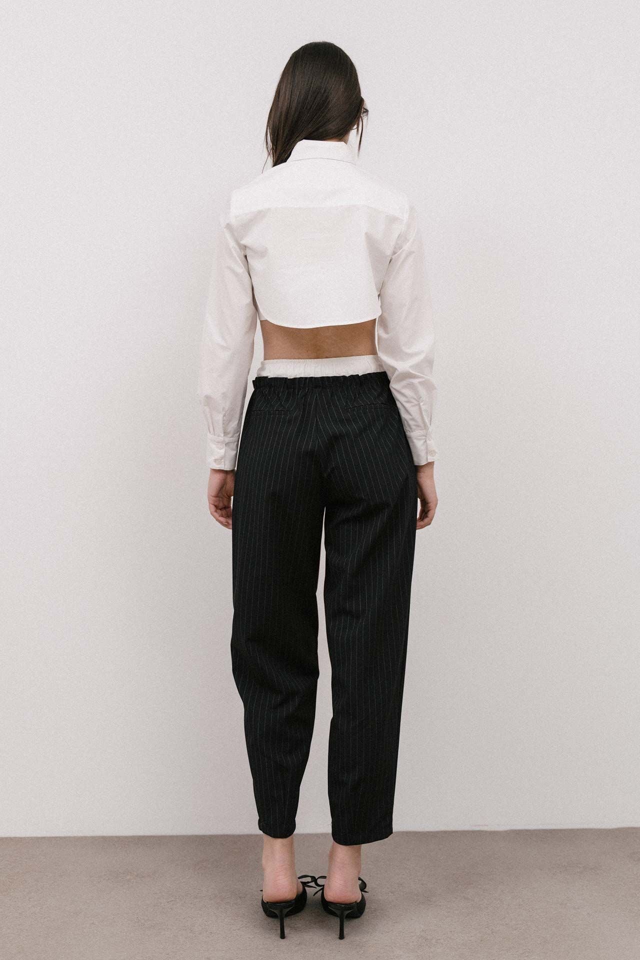 4TAILORS - The Sweet Heat Cropped Pants Black