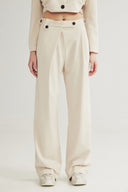 4TAILORS - Blake Flare Pants Ecru