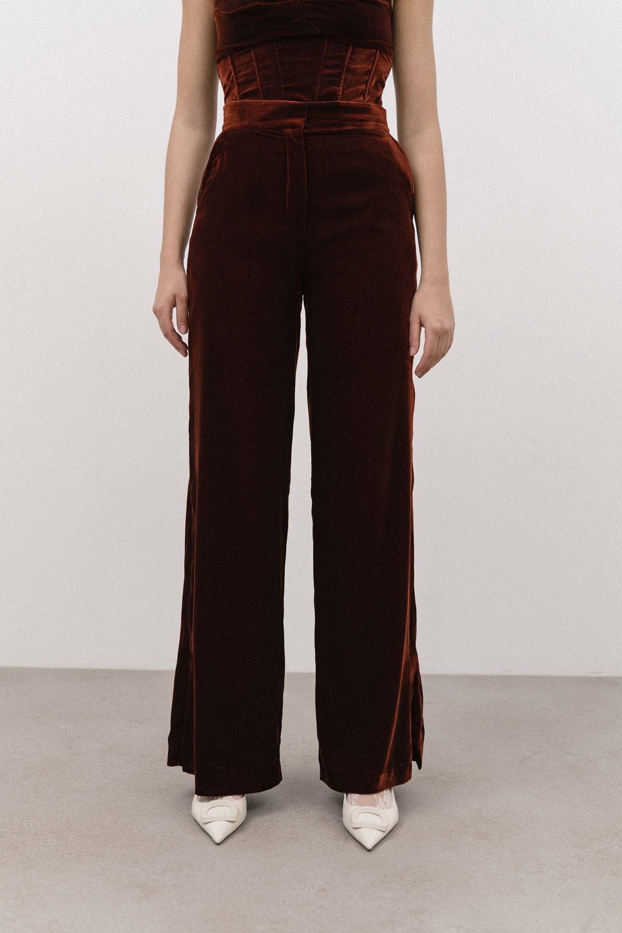 4TAILORS - The Spicy Pants Brown