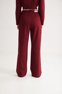 4TAILORS - Blake Flare Pants Bordeaux