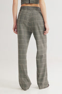 4TAILORS - Scottish Checked Long Pants Grey