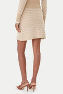 GUESS - Aubrey 4G Skirt Sweater Taupe