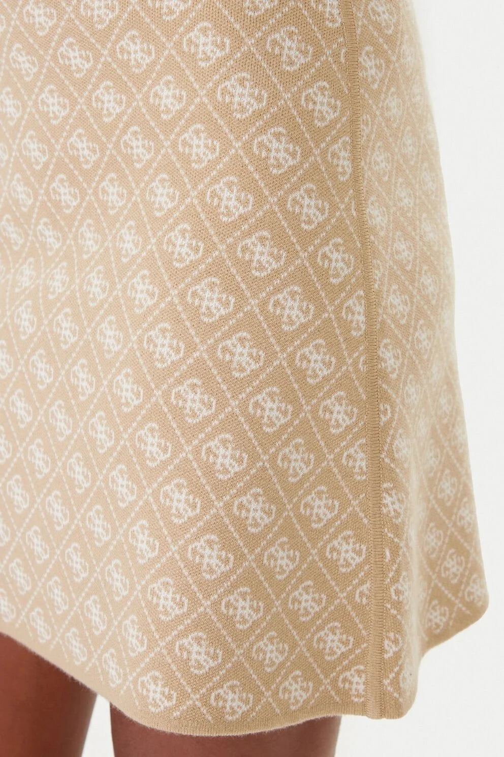 GUESS - Aubrey 4G Skirt Sweater Taupe