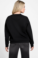 GUESS - Woven Fabric Sweatshirt Black