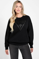GUESS - Woven Fabric Sweatshirt Black